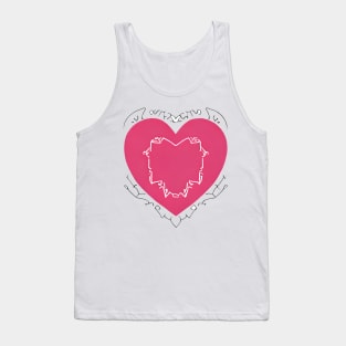 Pink Heart (Valentines Special) Tank Top